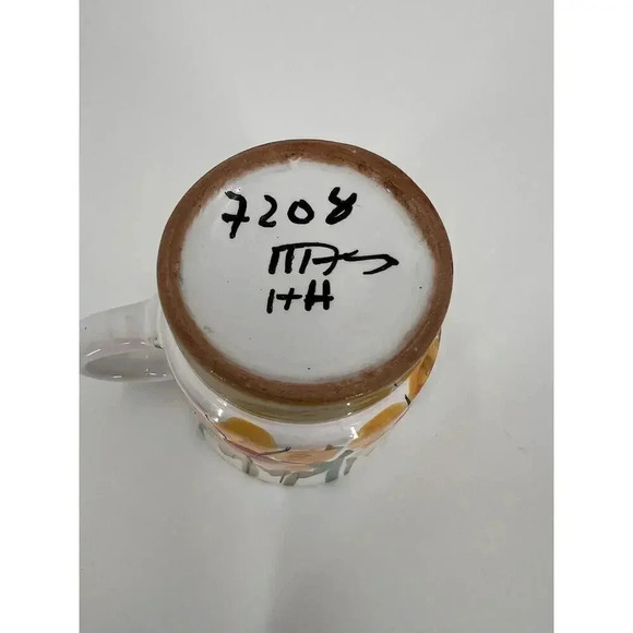 Vintage Signed Holt Howard Multi Color Floral Creamer 2.75"H X 2"W - Picture 10 of 10